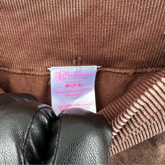 No Boundaries Brown Washed Faded High Waisted Leggings - Picture 4 of 5